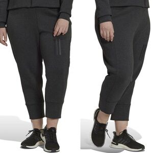 PLUS Adidas NWT Mission Victory Taper Leg High Waisted Charcoal Jogger Pant 2X‎